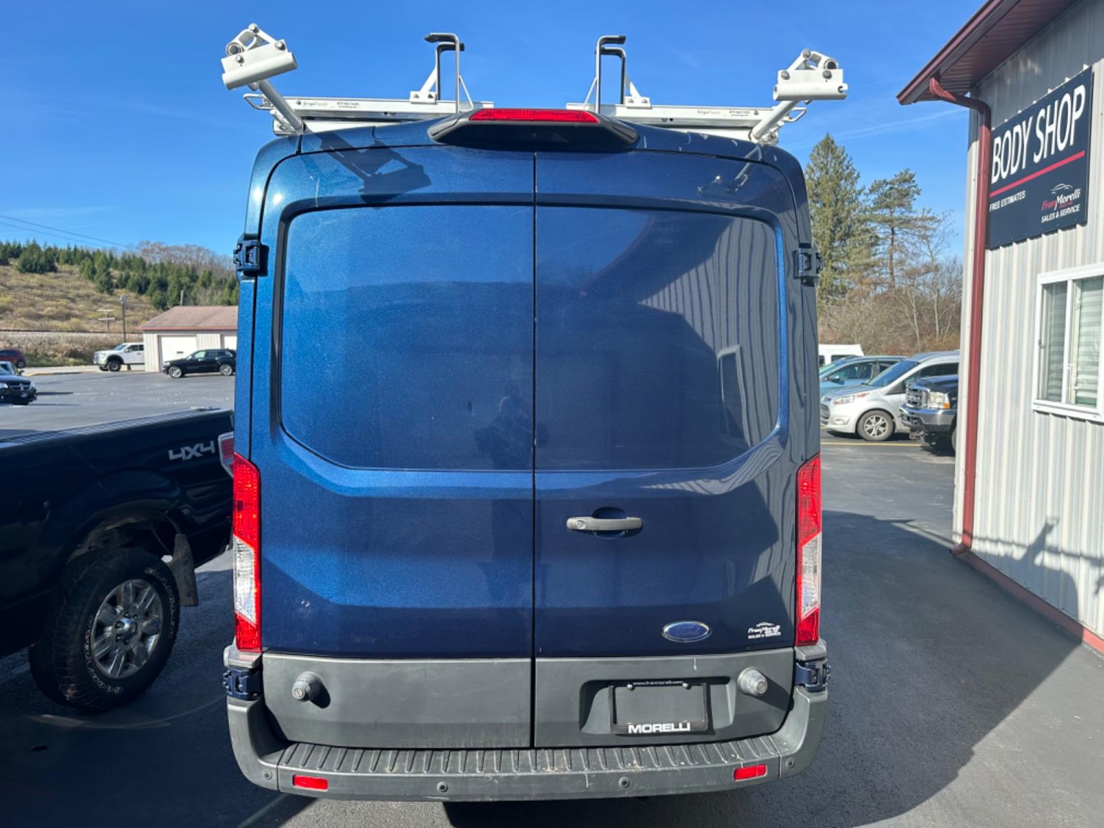 2018 Blue Ford Transit (1FTYR2CG2JK) , automatic transmission, located at 8464 Route 219, Brockway, PA, 15824, (814) 265-1330, 41.226871, -78.780518 - MUST SEE VAN...STOP AND CHECK OUT THIS 2018 FORD T250 CARGO VAN WITH BINS AND LADDER RACK. V6, AUTOMATIC, AIR CONDITION AND MORE. SERVICED AND READY TO GO. - Photo #6